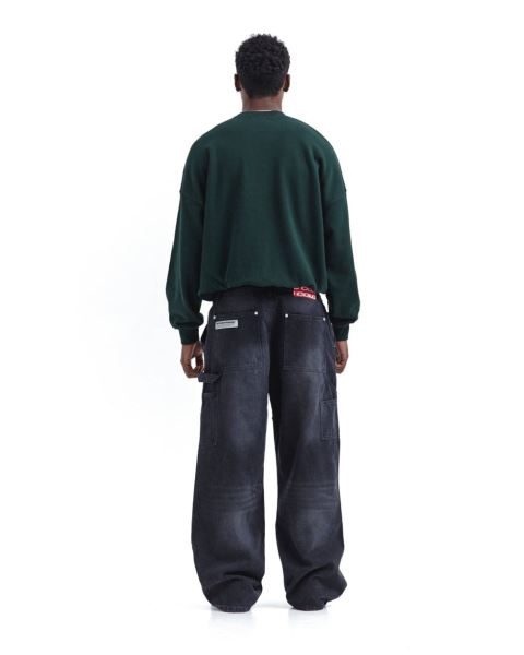 Cold Culture Gothic Crewneck Sweatshirts Green | 49683-AQBL