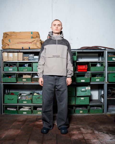 Cold Culture Half Zip Tech Jacket Grey | 09638-NUIF