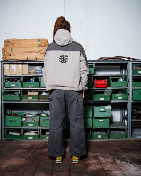 Cold Culture Half Zip Tech Jacket Grey | 09638-NUIF