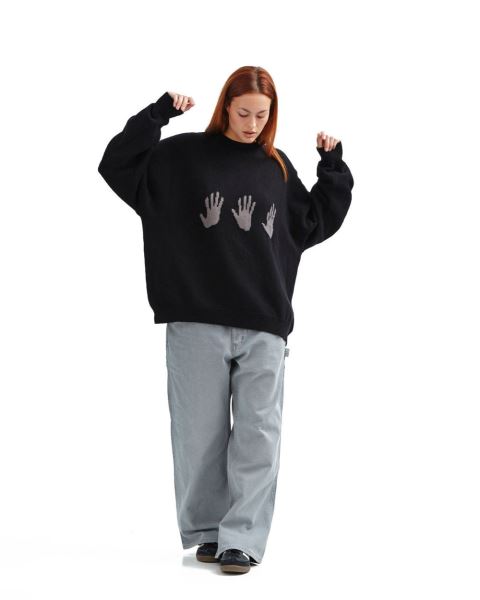 Cold Culture Hands Knitwear Black | 62530-KBOR