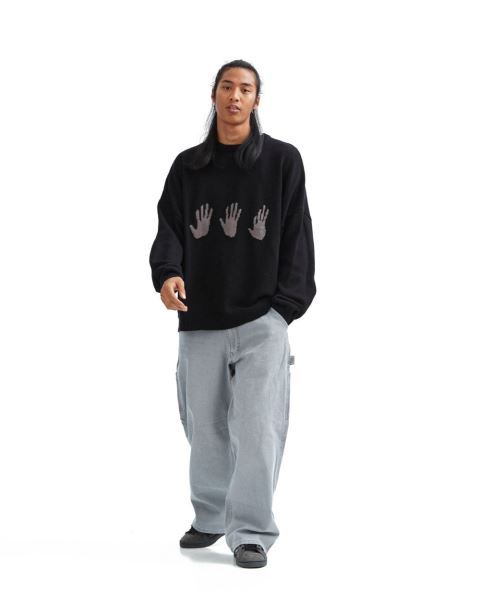 Cold Culture Hands Knitwear Black | 62530-KBOR