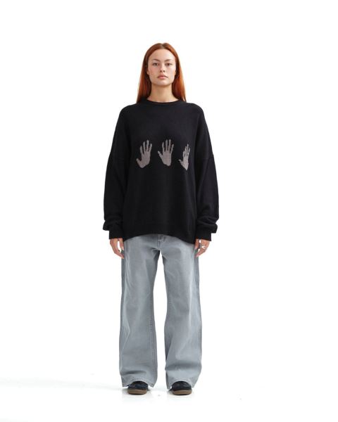 Cold Culture Hands Knitwear Black | 62530-KBOR