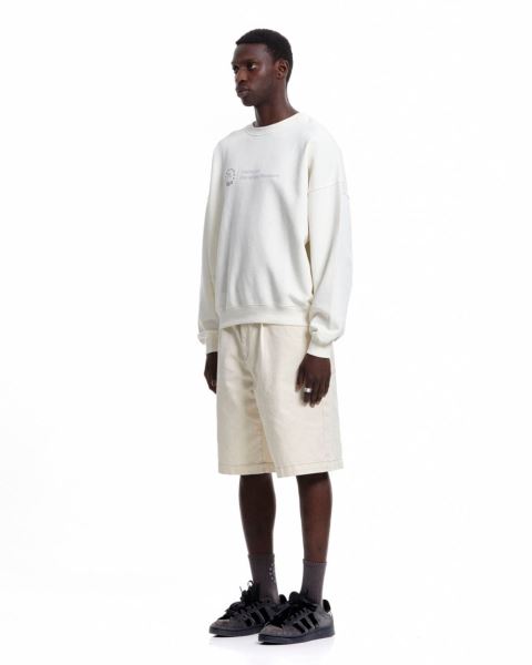 Cold Culture Heights Crewneck Sweatshirts White | 54937-UQIV