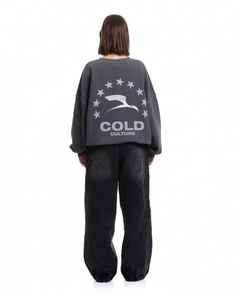 Cold Culture Heights Crewneck Sweatshirts Grey | 51268-VEWR