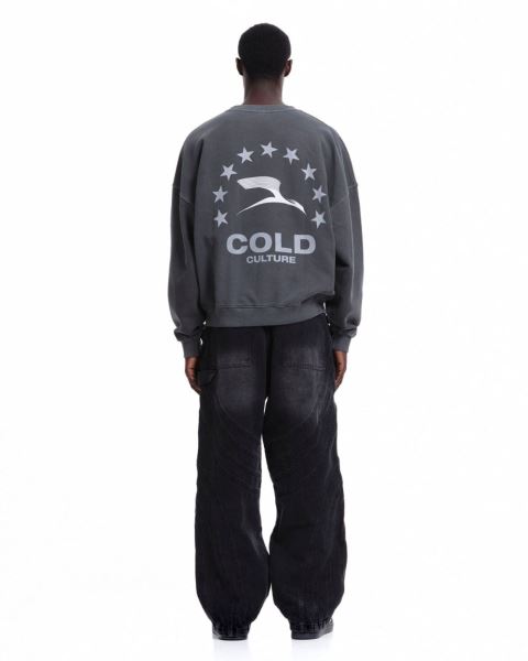 Cold Culture Heights Crewneck Sweatshirts Grey | 51268-VEWR