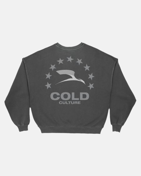 Cold Culture Heights Crewneck Sweatshirts Grey | 51268-VEWR