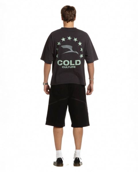 Cold Culture Heights T Shirt AZURE Blue | 34958-LKBH