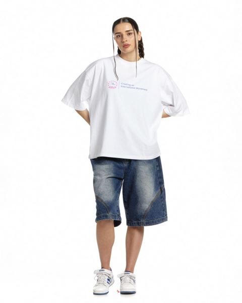 Cold Culture Heights T Shirt White | 93756-DHZY