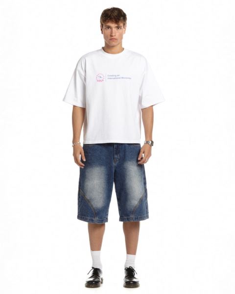 Cold Culture Heights T Shirt White | 93756-DHZY