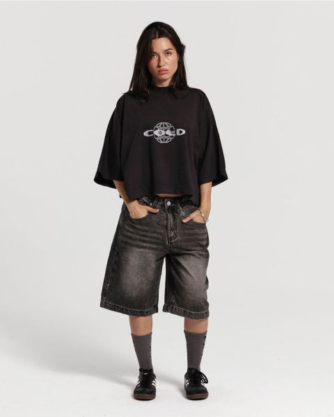 Cold Culture Heights V2 Shorts Grey Blue | 71649-YHFV
