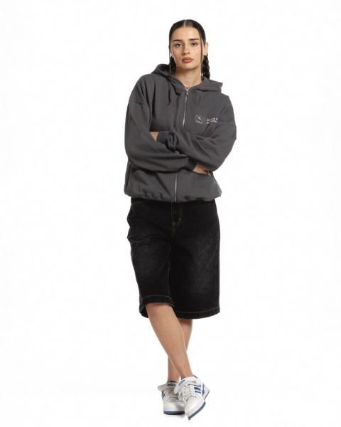 Cold Culture Heights Zip Hoodie Grey | 98372-EOCT