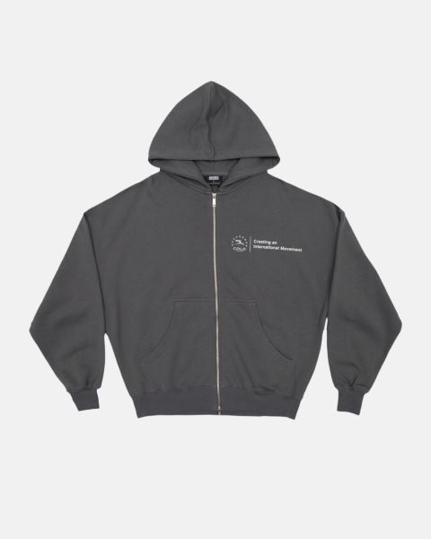 Cold Culture Heights Zip Hoodie Grey | 98372-EOCT