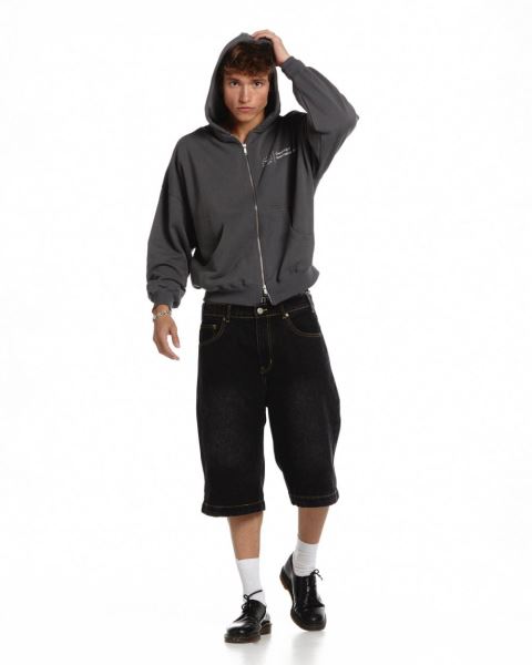 Cold Culture Heights Zip Hoodie Grey | 98372-EOCT