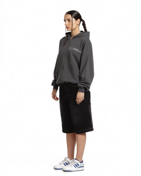 Cold Culture Heights Zip Hoodie Grey | 98372-EOCT