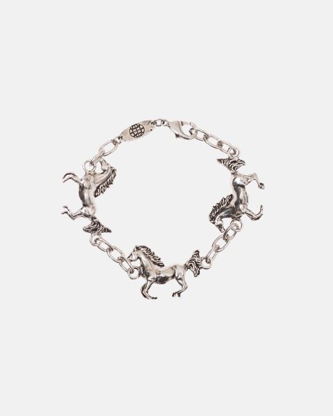 Cold Culture Horse Bracelet Jewelry Silver Yellow | 02845-XAPM