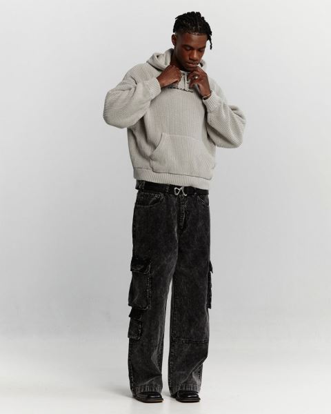 Cold Culture Horse Knitwear Grey | 53176-LNTD
