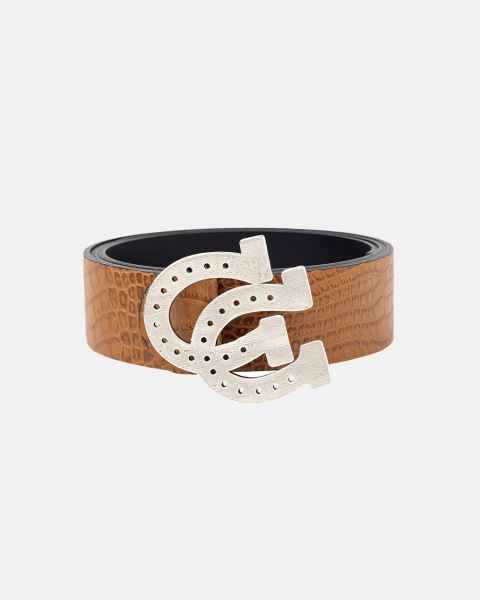 Cold Culture Horseshoe Belts Brown | 52738-VBGO