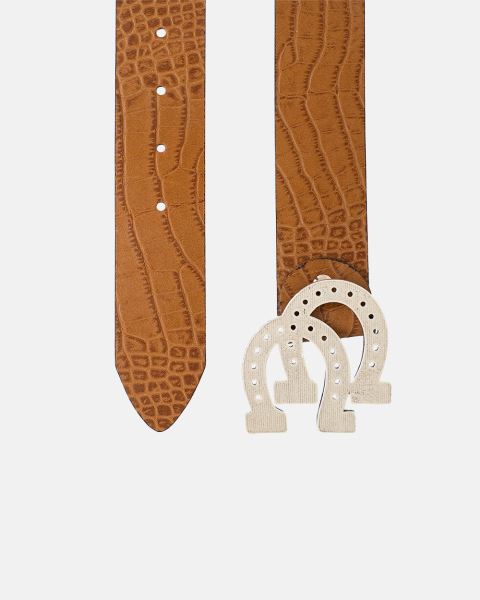 Cold Culture Horseshoe Belts Brown | 52738-VBGO