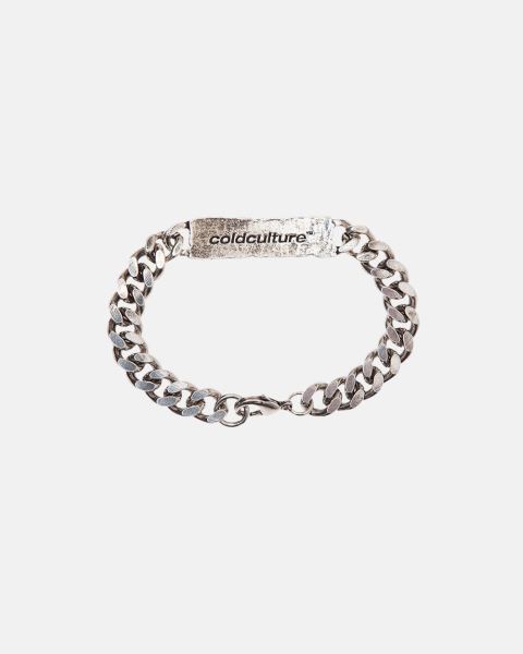 Cold Culture Id Bracelet Jewelry Silver Brown | 70594-VUHD