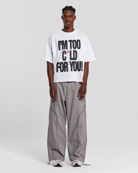 Cold Culture Im Too Cold T Shirt White | 45109-ATOF