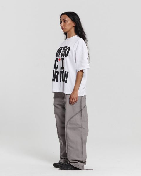 Cold Culture Im Too Cold T Shirt White | 45109-ATOF