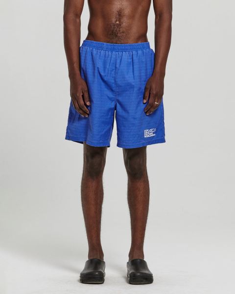 Cold Culture Industrial Swim Shorts Light Blue | 08675-YWTJ