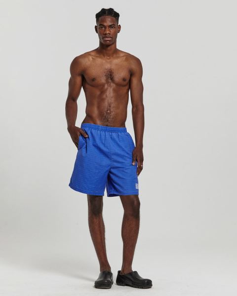 Cold Culture Industrial Swim Shorts Light Blue | 08675-YWTJ