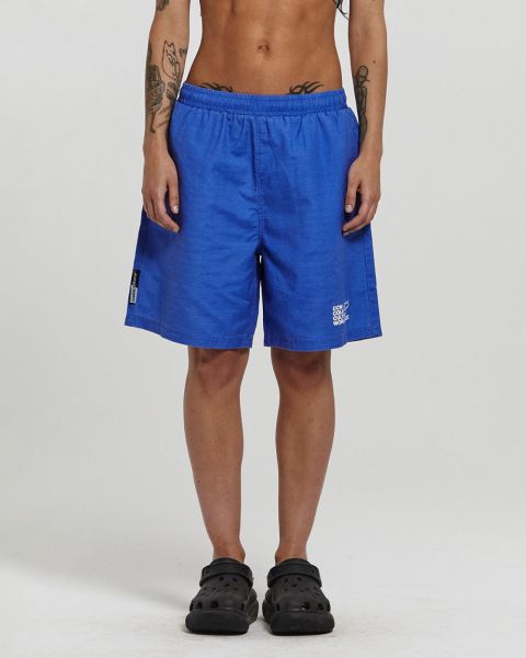Cold Culture Industrial Swim Shorts Light Blue | 08675-YWTJ
