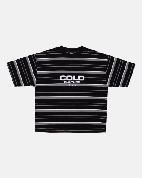 Cold Culture International Stars T Shirt Grey | 58246-ESXW