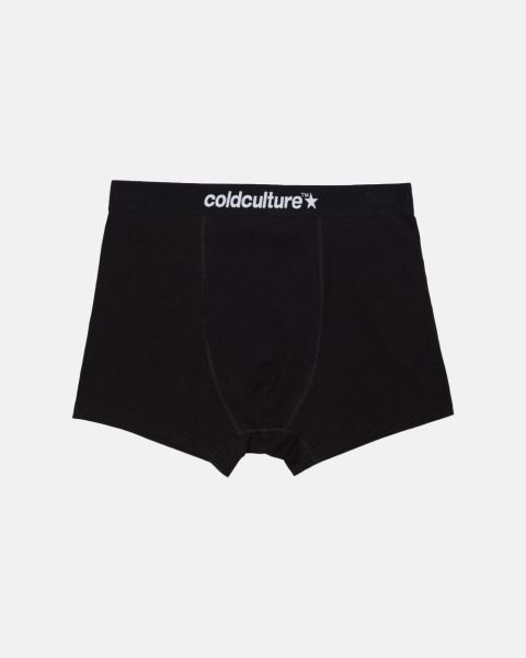 Cold Culture Italic Boxer 2 Pack) Underwear Black | 52489-OLXT