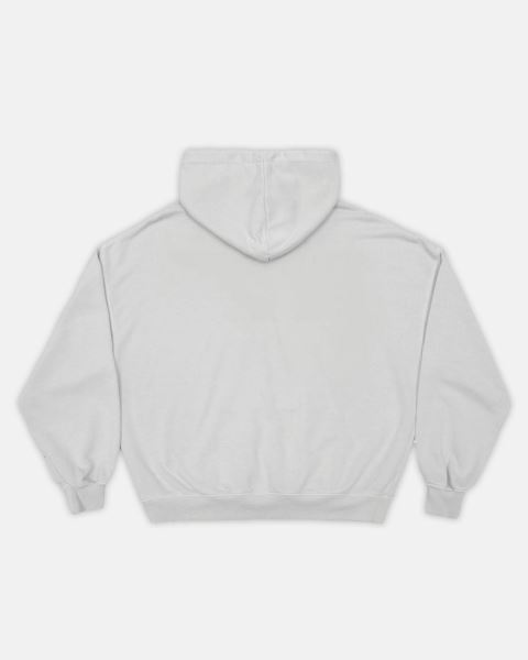 Cold Culture Italic Hoodie Light Grey | 72438-PQJB