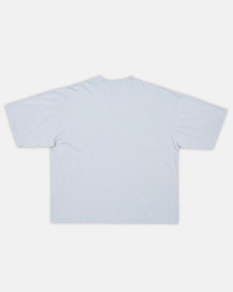 Cold Culture Italic Stars T Shirt Blue | 76521-XQKF