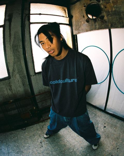 Cold Culture Italic T Shirt Orange | 89715-WBLM
