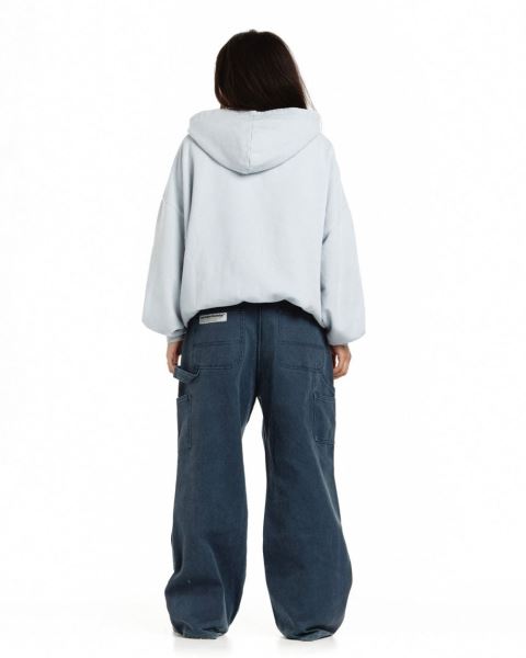 Cold Culture Italic-stars Zip Hoodie Blue | 29683-RQWM