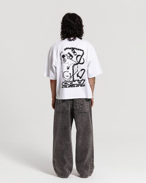 Cold Culture Jewelry T Shirt White | 45287-MOKD