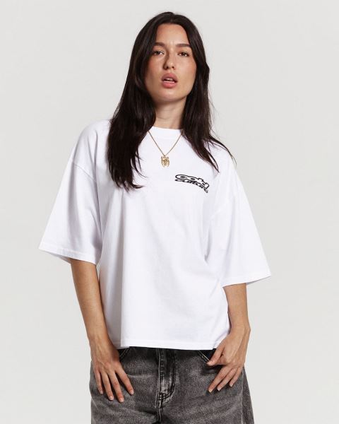 Cold Culture Jewelry T Shirt White | 45287-MOKD