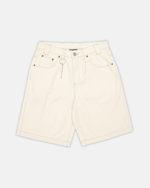 Cold Culture Keychain V2 Shorts White | 89174-EMSD