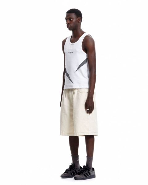 Cold Culture Keychain V2 Shorts White | 89174-EMSD