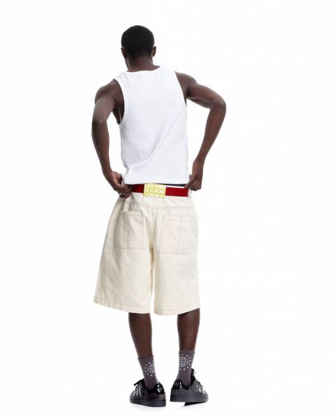 Cold Culture Keychain V2 Shorts White | 89174-EMSD
