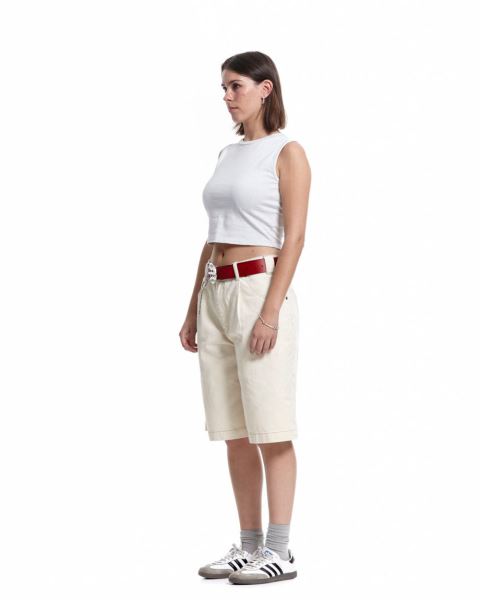 Cold Culture Keychain V2 Shorts White | 89174-EMSD