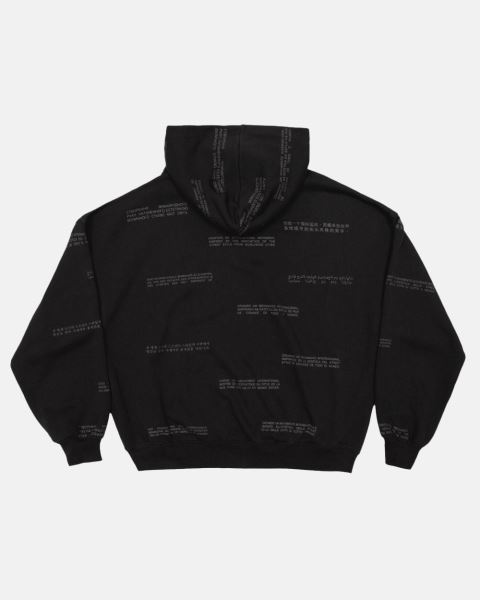 Cold Culture Languages Zip Hoodie Black | 90527-HWXP