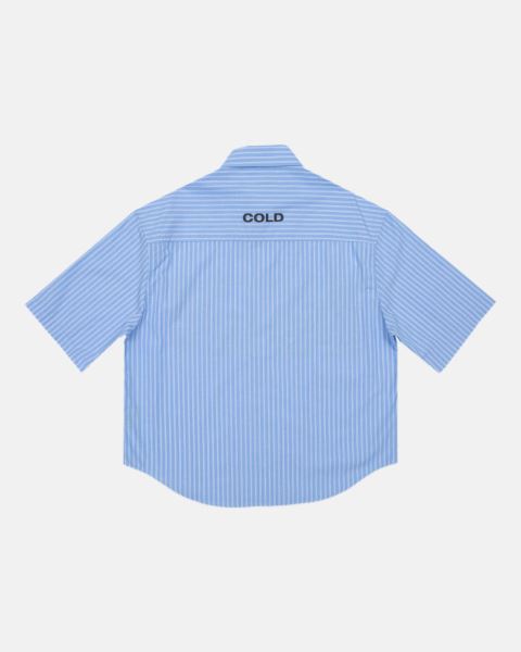 Cold Culture Legacy Shirt Blue | 74098-PJNA
