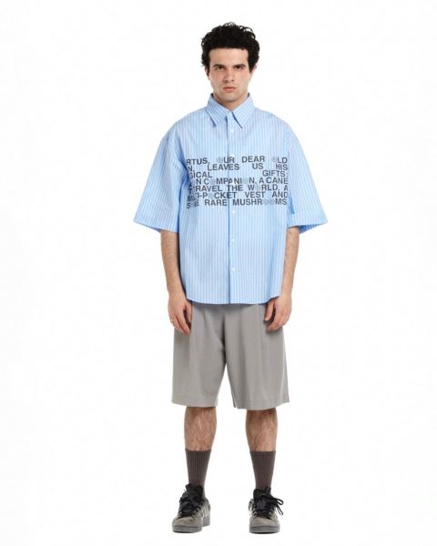 Cold Culture Legacy Shirt Blue | 74098-PJNA