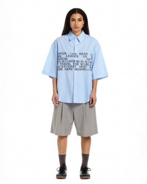 Cold Culture Legacy Shirt Blue | 74098-PJNA