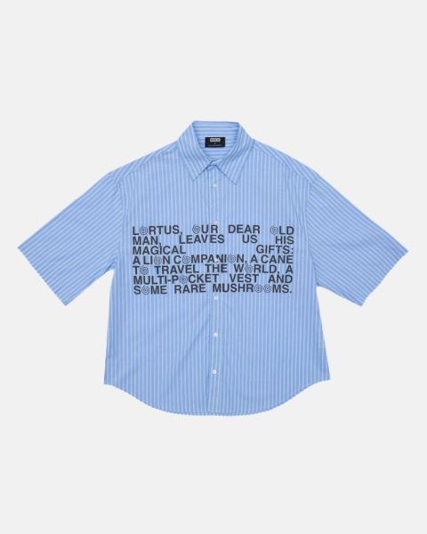 Cold Culture Legacy Shirt Blue | 74098-PJNA