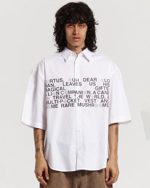 Cold Culture Legacy Shirt White | 95387-KPXW