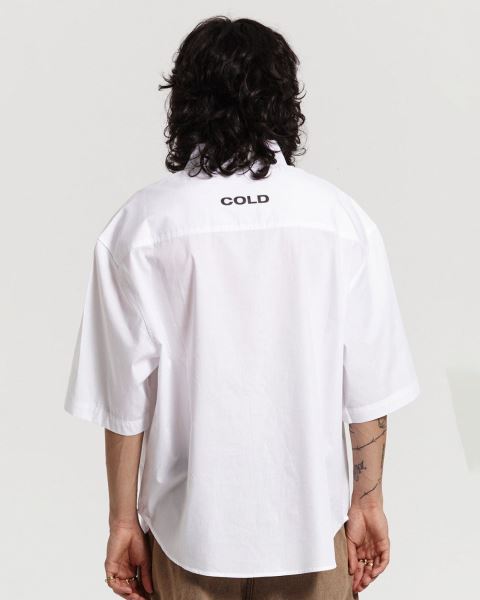 Cold Culture Legacy Shirt White | 95387-KPXW