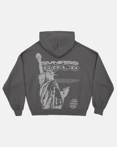 Cold Culture Liberty Hoodie Grey | 34218-TCUK