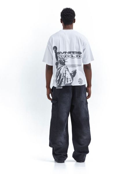 Cold Culture Liberty T Shirt White | 70419-MCSJ