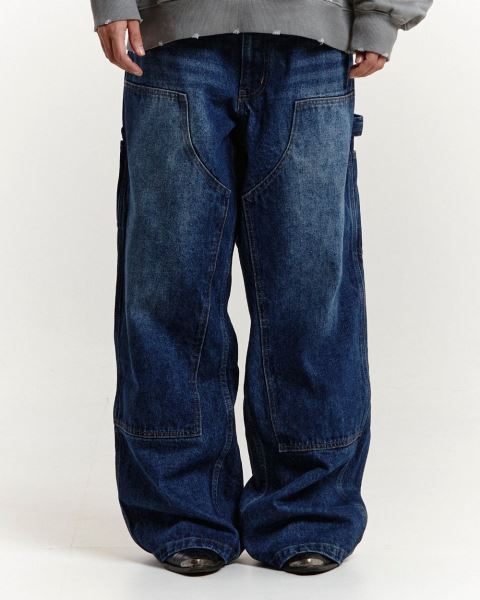 Cold Culture Liberty V1 Double Knee Pants Blue | 84625-ULBE
